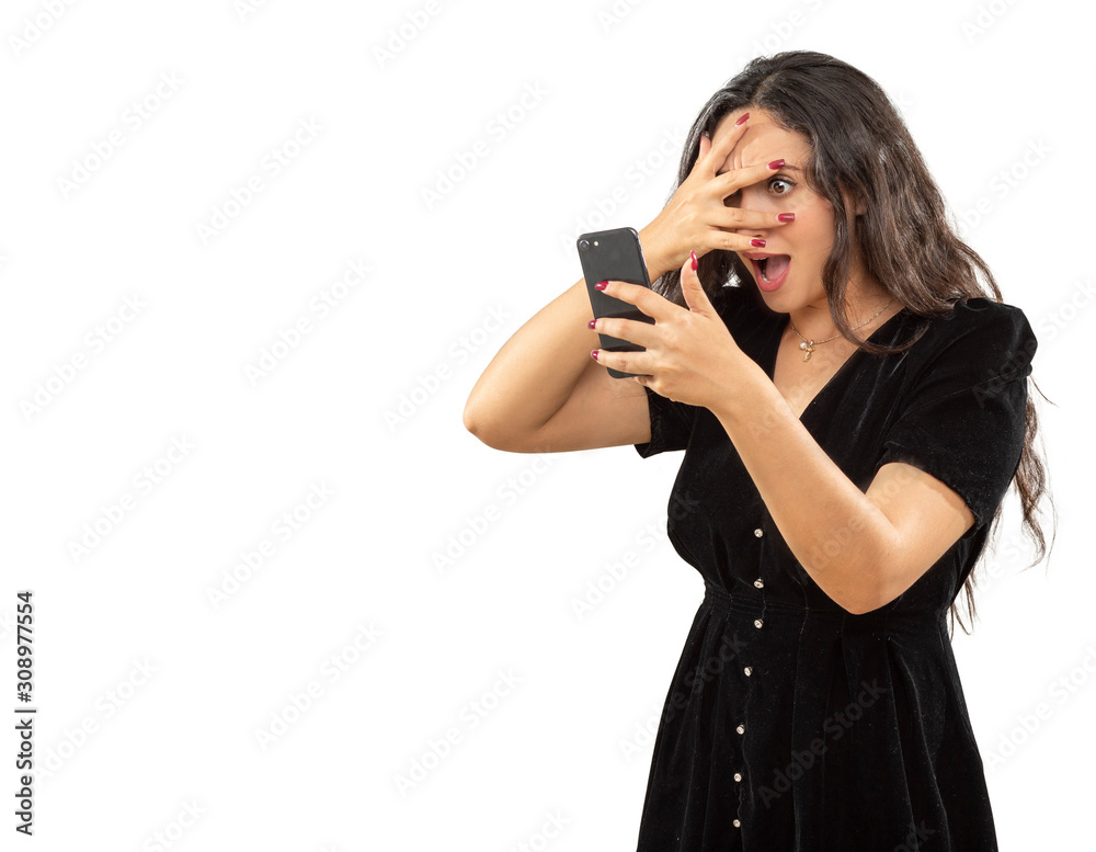 Expression and people Adult over 20 years of age. Cell phone.