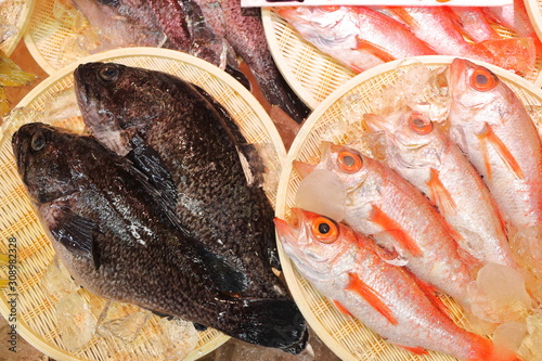 新潟の市場で売っていた魚