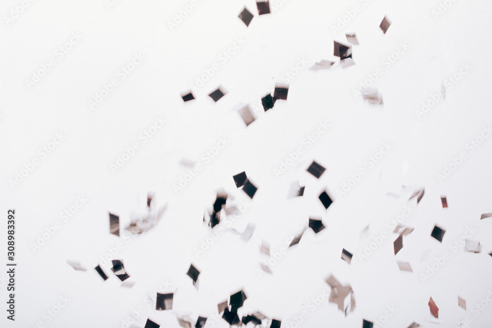 Falling solver confetti on neutral grey backdrop. Falling solver confetti on neutral grey backdrop.