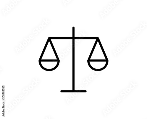 Libra line icon