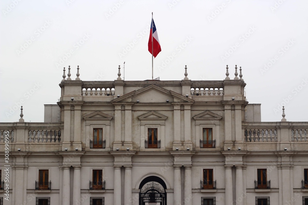 Obraz premium plaza de armas in santiago (chile)