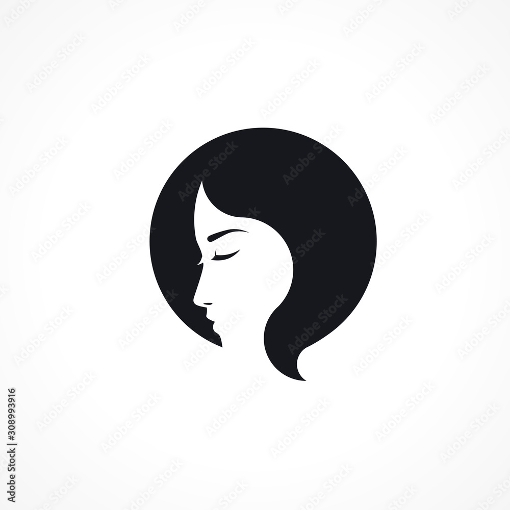 abstract Woman in sphere. Vector Illustration abstract Woman in sphere. Vector Illustration