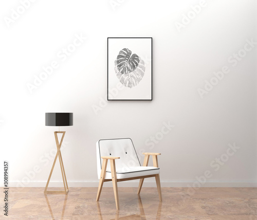 Decoration wooden interior clen flooring