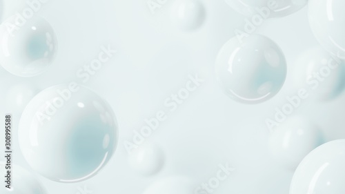 Background with light blue abstract shapes