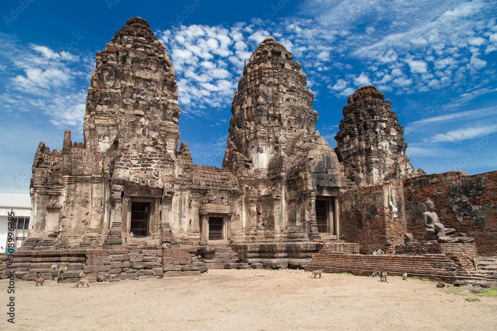 Prang Sam Yod Temple in Lopburi