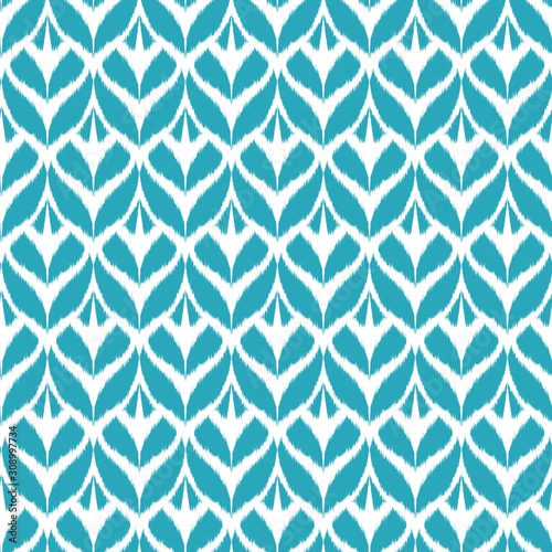 Ikat seamless geometric pattern. Abstract background texture.Pattern can be used for wallpaper and textile, pattern fills, web page background, surface textures.