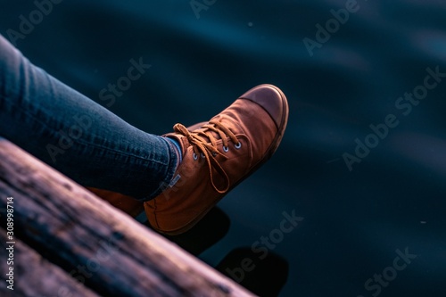 shoes over the water © Kira McDermid