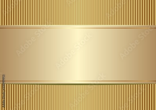 golden banner