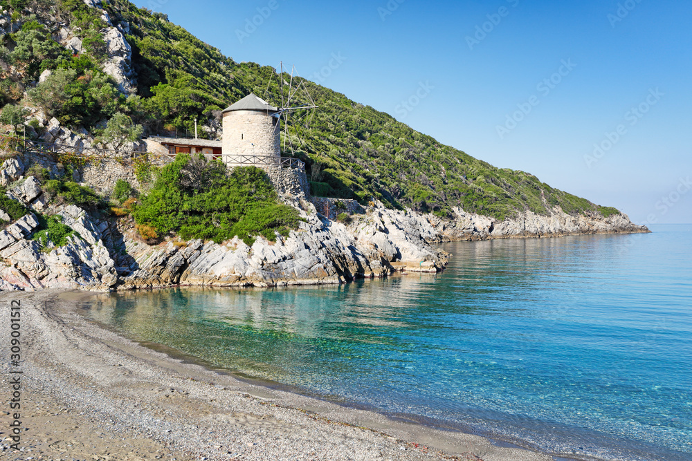 The beach Gialia of Alonissos, Greece