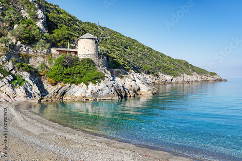 The beach Gialia of Alonissos, Greece photo