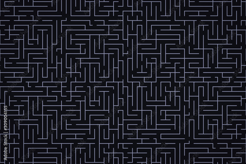 Square grid. Maze. Striped geomitrical background. Stylish monochrome trellis. Sacred geometry background. 