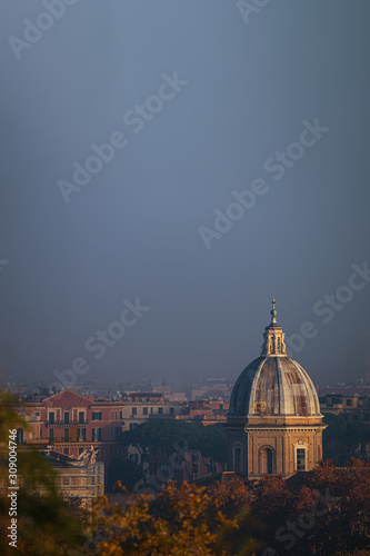 A view of a chapel in Rome, Italy