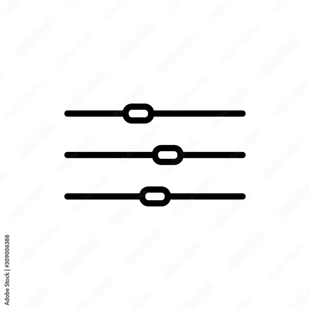 audio mixer icon in trendy flat design audio mixer icon in trendy flat design