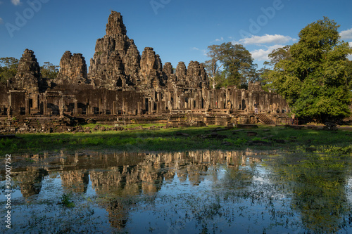Bayon Temple Angkor Thom Ruin near Siem Reap © inspi