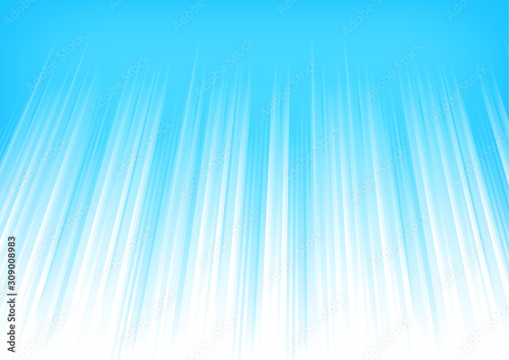 Vector : Abstract stripes on blue and white background