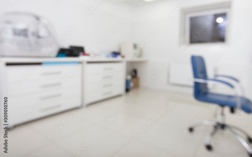 Blurred Medical lab room with high quality equipment