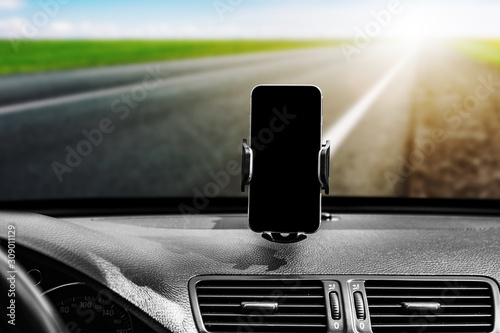 Car smart phone holder photo