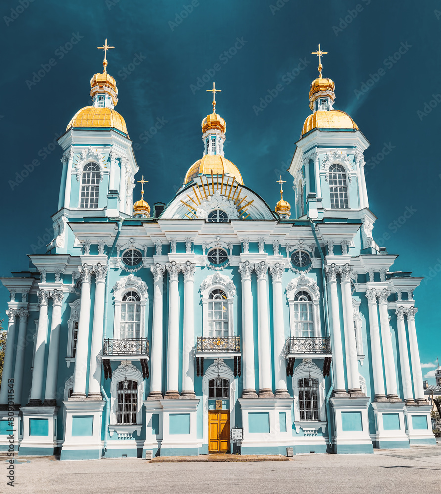 St. Nicholas Naval Cathedral . St. Petersburg