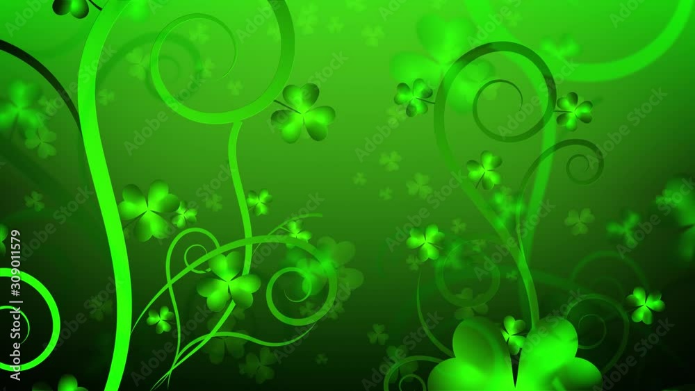 St Patrick’s Day background animations with concept of Clover leaf which can be used in any video presentation or motion graphics project or event promotions