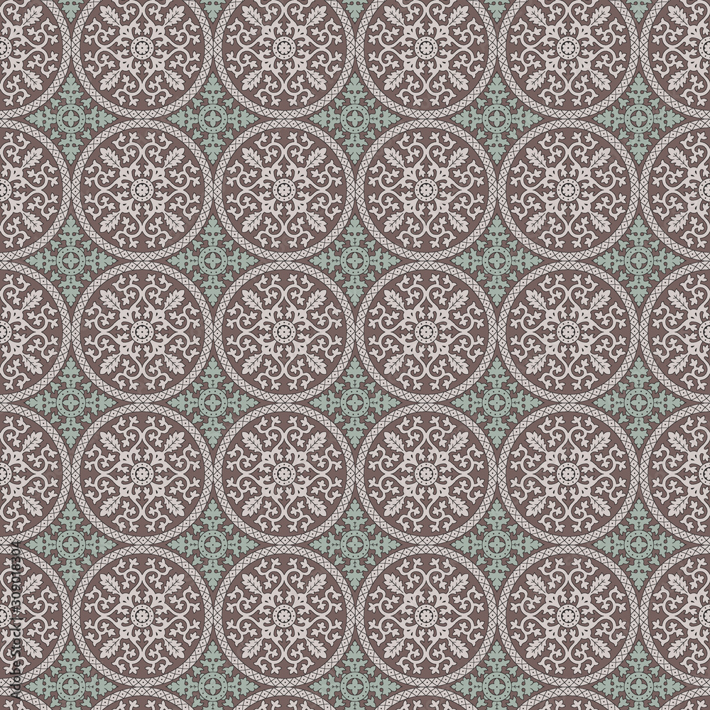 seamless traditional geometrical Indian background