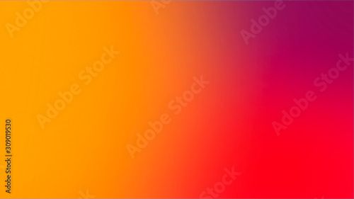 Abstract gradient red orange and pink soft colorful background.          photo