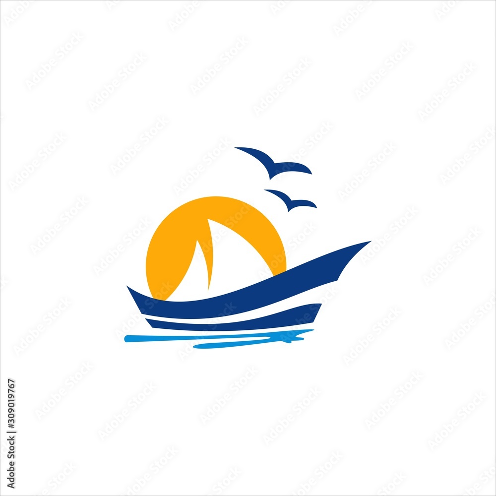 download ship logo design concept