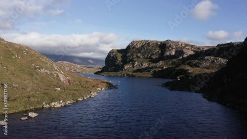 Loch Na Thull In the Northwest Highlands of Scotland photo