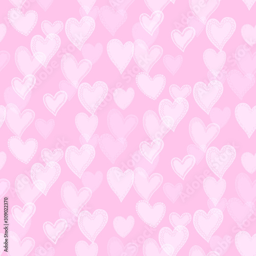 Romantic seamless pattern w...