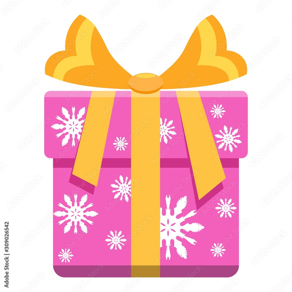Set Of Pink Bows For Decorating Boxes Gifts On An Isolated Background  Christmas And New Year Decor Festive Mood Vector Cartoon Illustration Stock  Illustration - Download Image Now - iStock
