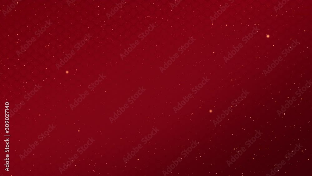 Abstract chinese and japanese style with particles on red wave background Abstract chinese and japanese style with particles on red wave background