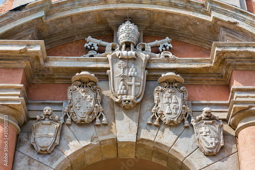 Ancient Galliera gate in Bologna, Italy.