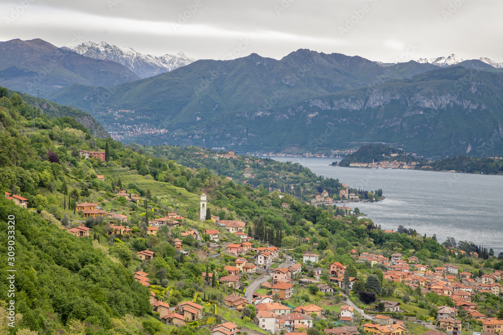 Ossuccio - The little town at Como lake .