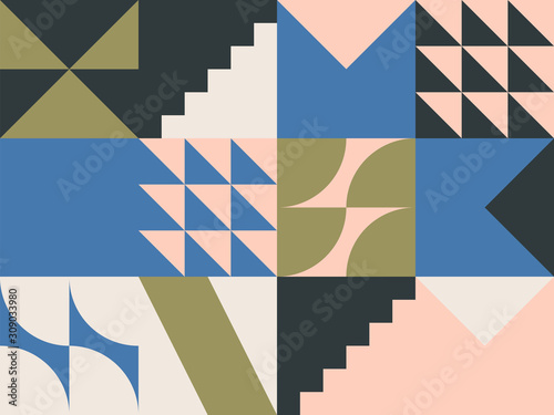 Abstract Geometric Pattern Artwork