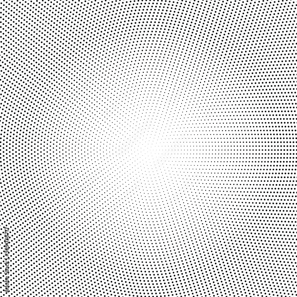 Abstract halftone dotted background. Monochrome pattern with dot and circles.  Vector modern pop art texture for posters, sites, business cards, cover postcards, interior design, labels, stickers.