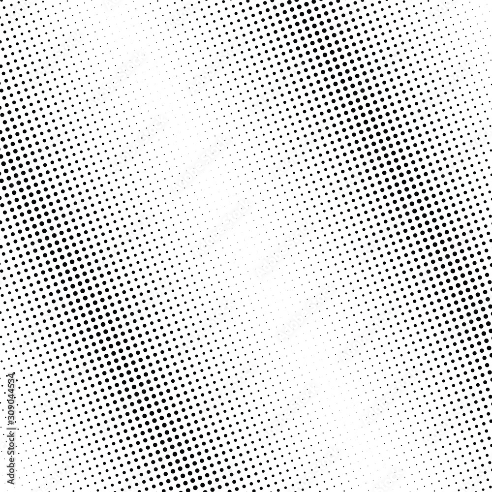 Abstract halftone dotted background. Monochrome pattern with dot and circles.  Vector modern pop art texture for posters, sites, business cards, cover postcards, interior design, labels, stickers.