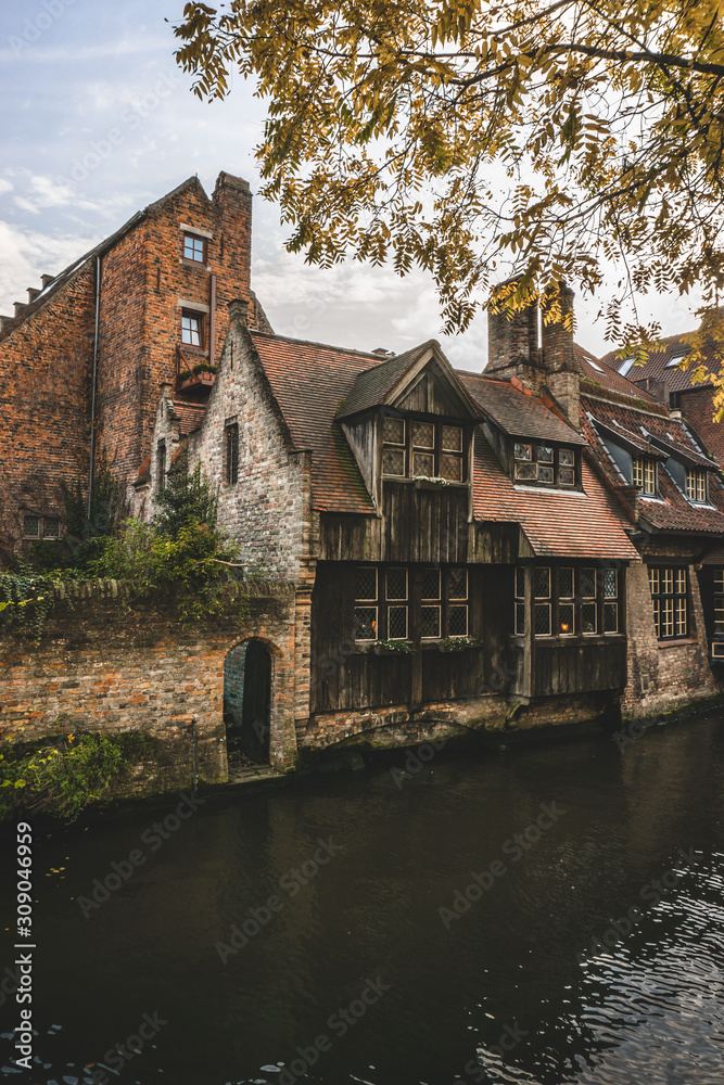 Fototapeta premium old house in bruges