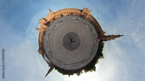 Seville Plaza de España mini planet