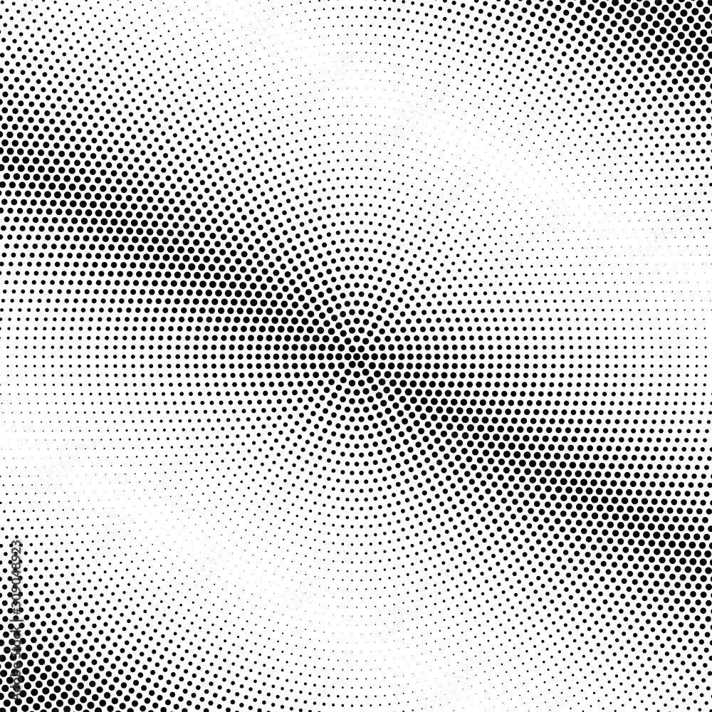 Abstract halftone dotted background. Monochrome pattern with dot and circles.  Vector modern pop art texture for posters, sites, business cards, cover postcards, interior design, labels, stickers.