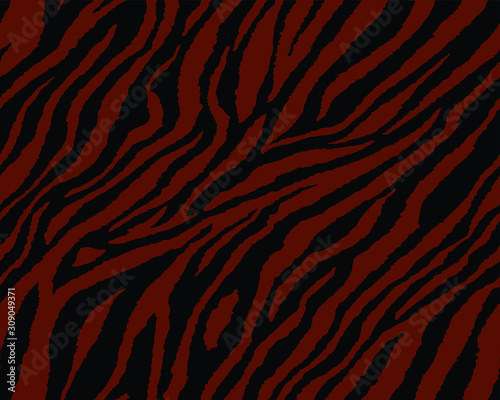 Full seamless tiger and zebra stripes animal skin pattern. Texture design for tiger colored textile fabric printing. Suitable for fashion use.
