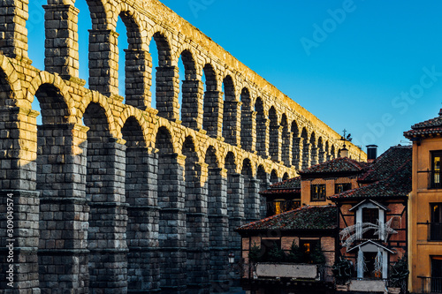 Aqueduct of Segovia, UNESCO World Heritage Site in Spain