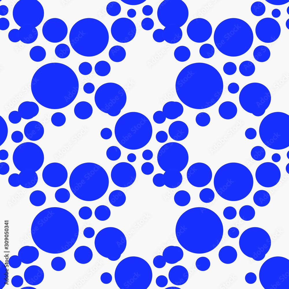 abstract seamless pattern with blue circles abstract seamless pattern with blue circles