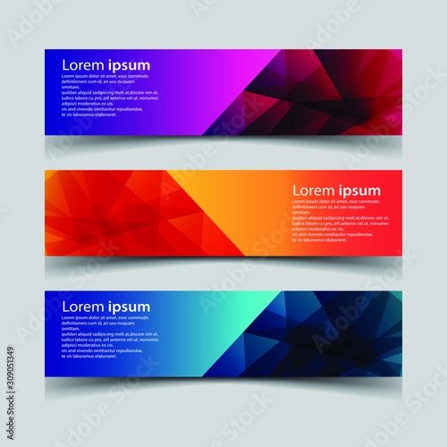 Vector Abstract design banner web template