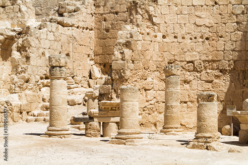 Ruins of Herodium, palace fortress in Israel
