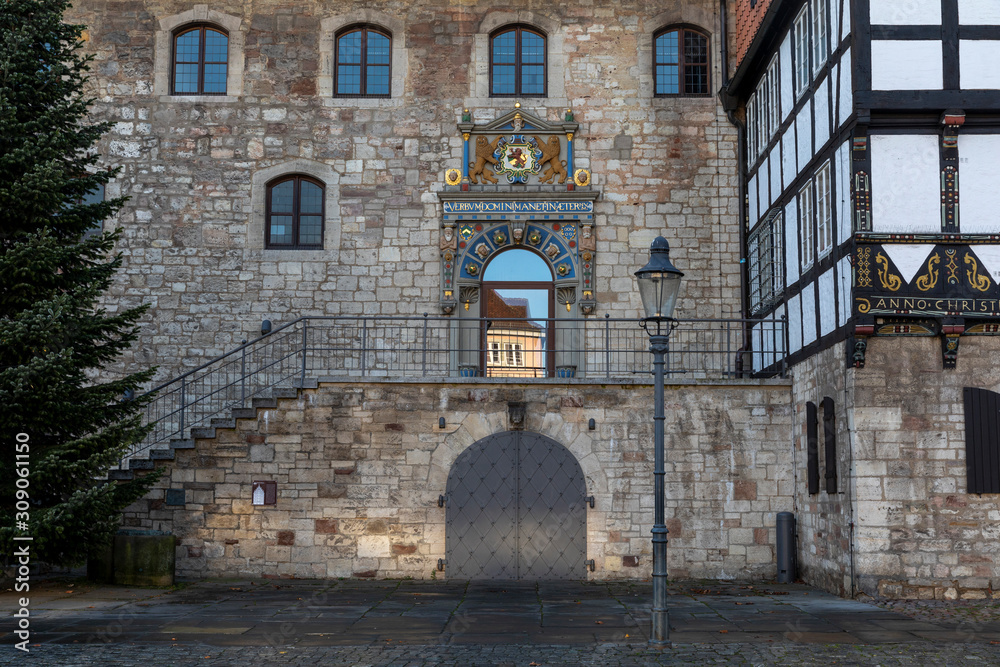 Building entrance in Braunschweig Germany