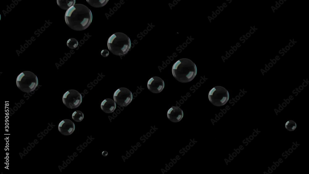 bubbles on black background bubbles on black background