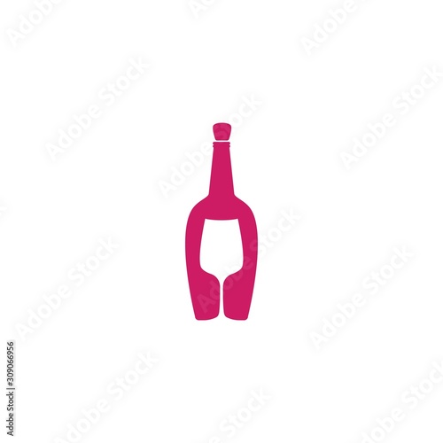 Wine Logo illustration f