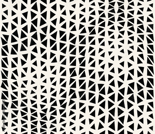 Abstract triangle halftone geometric background pattern print.