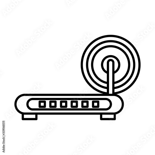 router wifi device isolated icon