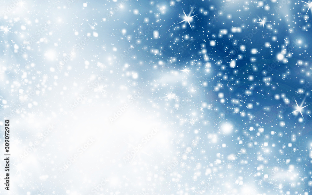 Fototapeta premium bokeh christmas lights background banner