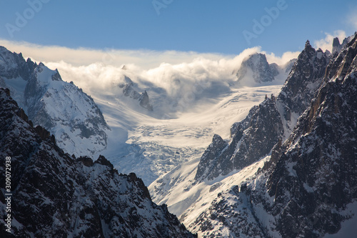 france chamonix mountain glacier snow